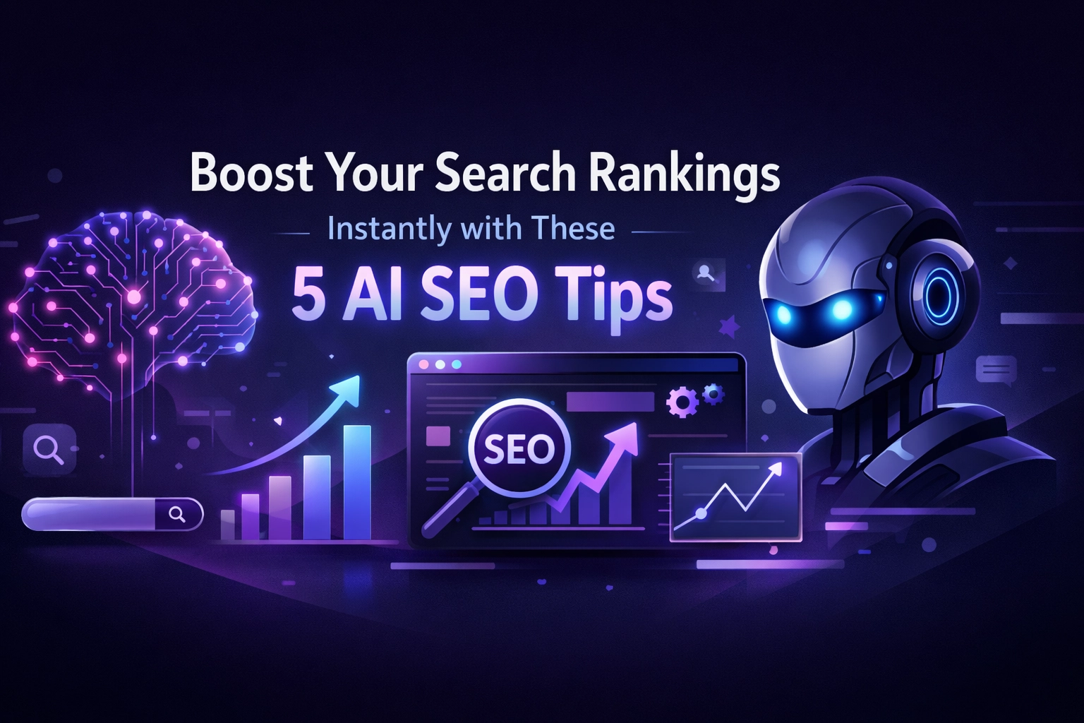 Boost Your Search Rankings Instantly with These 5 AI SEO Tips