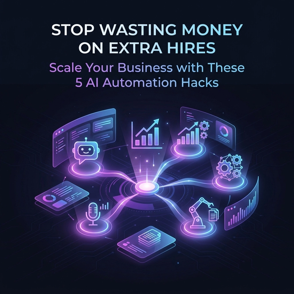 Stop Wasting Money on Extra Hires: Scale Your Business with These 5 AI Automation Hacks